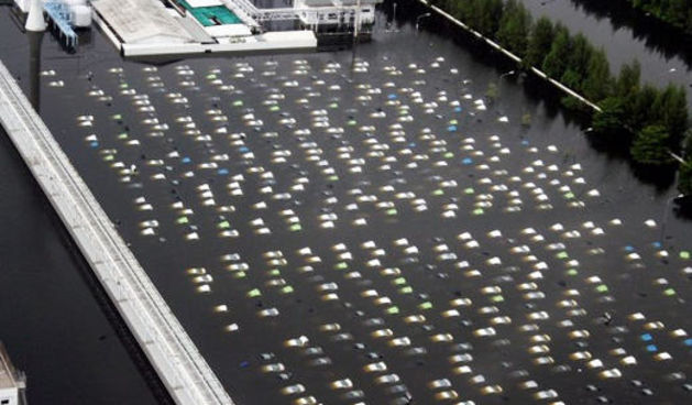 Hondina tvornica potpuno pod vodom, foto: inautonews.com