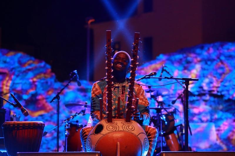 Gradina, 19. Ethnoambient Salona 2016, festival etno glazbe. Seckou Keita. Photo: Miranda Cikotic/PIXSELL
