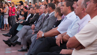 Bili Brig kod Ošk. Zadarski otoci: Svečanost imenovanja trga po D.T. Gavranu, foto: Darko Belančić