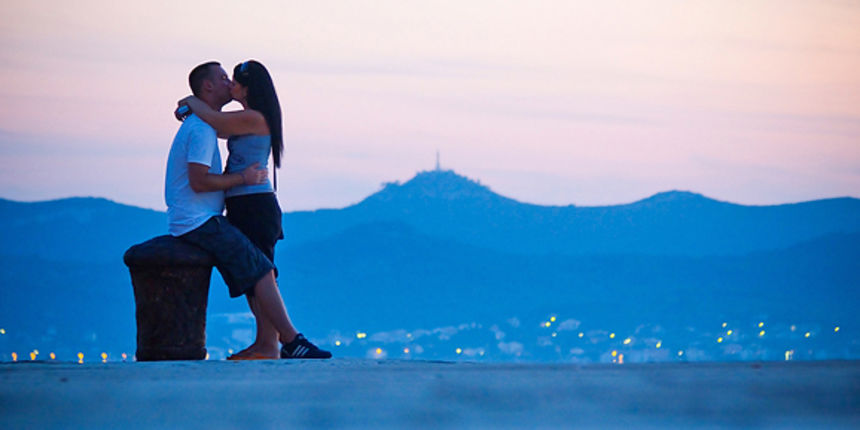 Večernji đir po rivi 11. rujna 2012., ljubav, poljubac, romantika (foto:Saša Čuka)