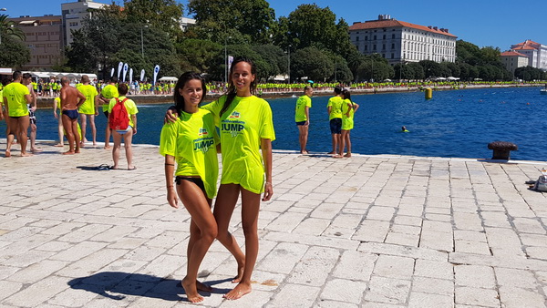 Sasvim osoban doživljaj – 10. dm Millennium Jump sa zadarske rive. Foto: Mladen Malik Barba Sasvim osoban doživljaj – 10. dm Millennium Jump sa zadarske rive. Foto: Mladen Malik Barba