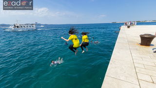 Ludijada zadarskih maturanata na Pozdravu suncu i Morskim orguljama