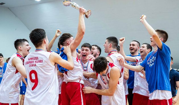 Gimnazija Vladimira Nazora, košarkaška liga srednjih škola, Gimnazija Vladimira Nazora, košarkaška liga srednjih škola,