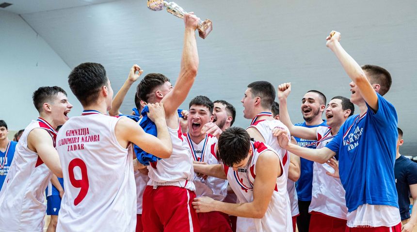 Gimnazija Vladimira Nazora, košarkaška liga srednjih škola,