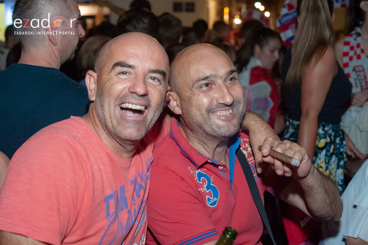 Zadar je gorio: Velika fešta nakon plasmana Vatrenih u polufinale Svjetskog prvenstva