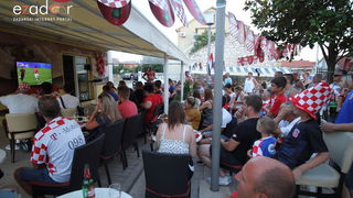 Bibinje: Navijanje za Vatrene i fešta nakon pobjede nad Rusijom