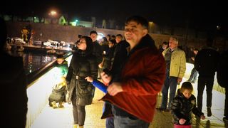 Zadrani oduševljeni hologramskim božićnim drvcem