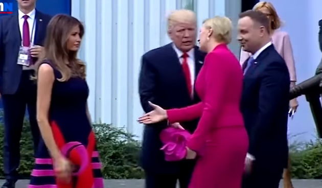 Poljska prva dama ignorirala Donalda Trumpa