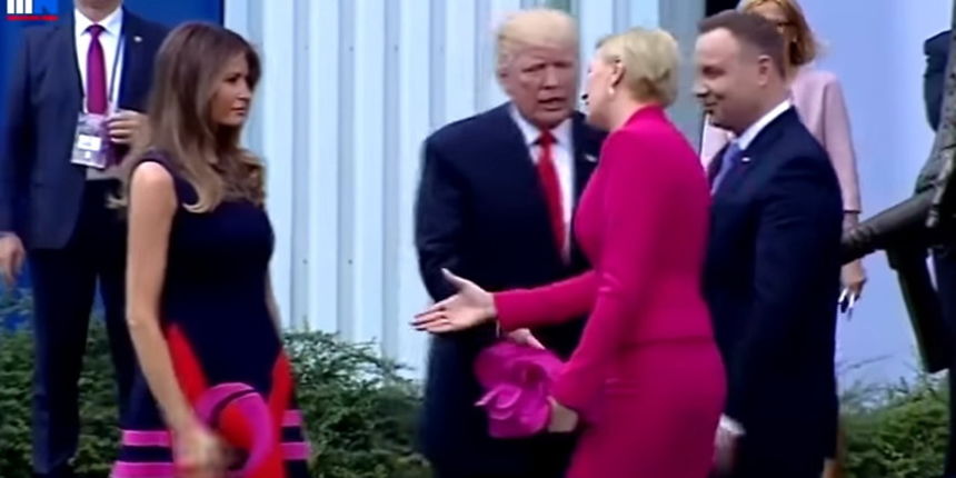 Poljska prva dama ignorirala Donalda Trumpa Poljska prva dama ignorirala Donalda Trumpa