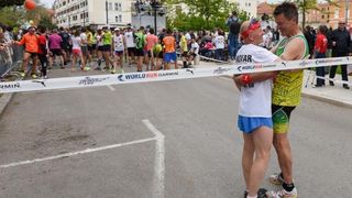 Zadar: Okupljanje natjecatelja prije sportske utrke Wings for life world run 2015., Photo: Dino Stanin/PIXSELL