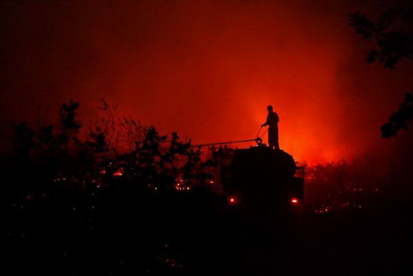 Vatrogasci gase pozar u Policima, Foto: Zdenko Knezevic