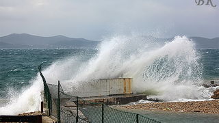 Jugo u Zadru 29. ozujka 2009. (Foto: Boris Kacan)