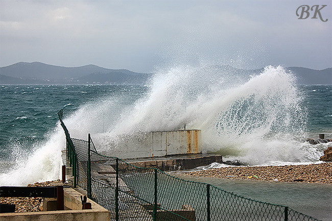 Jugo u Zadru 29. ozujka 2009. (Foto: Boris Kacan)