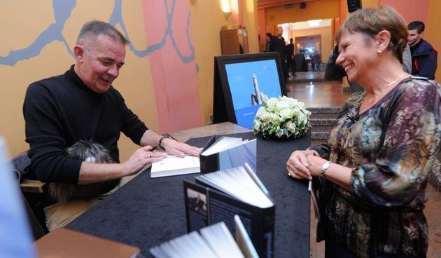 08.11.2013., Zagreb – Premijera predstave Osmi povjerenik, po romanu Renata Baretica, u reziji Sase Anocica. Photo: Daniel Kasap/PIXSELL