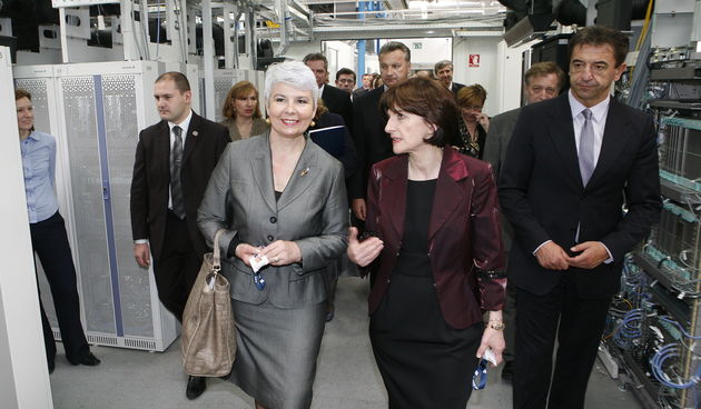 Jadranka Kosor u posjetu Ericssonu (foto: CROPIX)