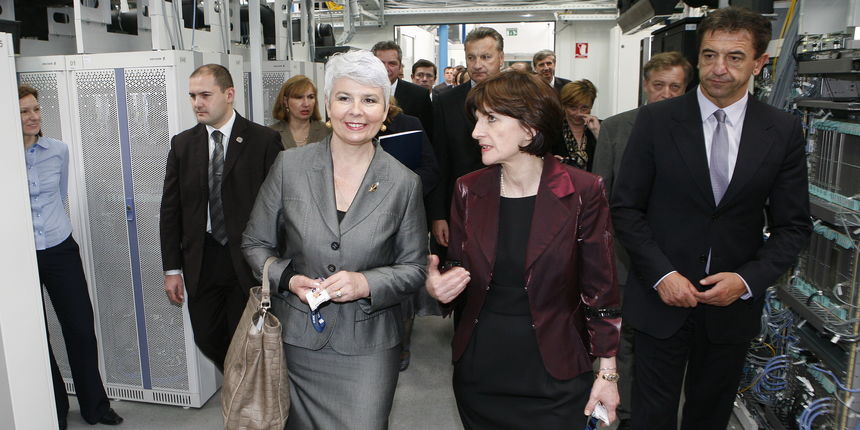 Jadranka Kosor u posjetu Ericssonu (foto: CROPIX)