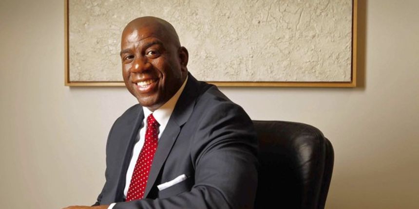 Magic Johnson, foto: Al Seib, Los Angeles Times