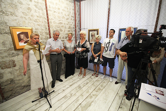 Otvorenje humanitarne izložbe Dimitrija Popovića (foto:Saša Čuka)