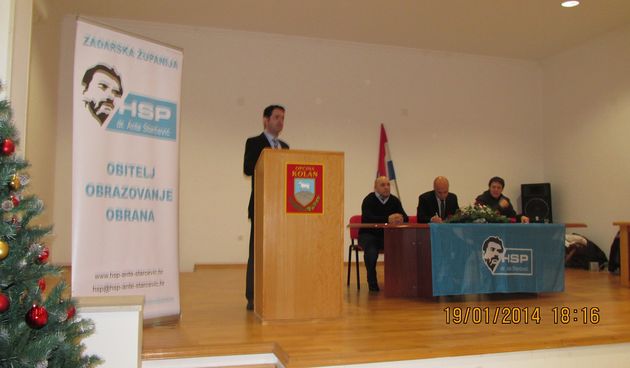 Starčevićevci u Kolanu, HSP dr. Ante Starčevića