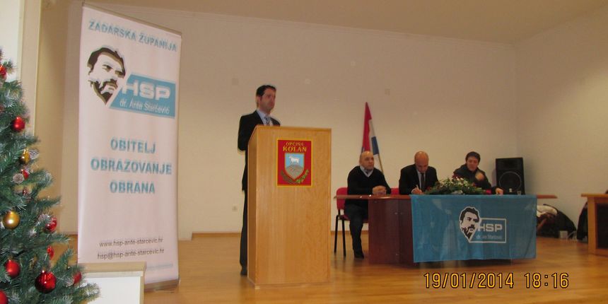 Starčevićevci u Kolanu, HSP dr. Ante Starčevića Starčevićevci u Kolanu, HSP dr. Ante Starčevića