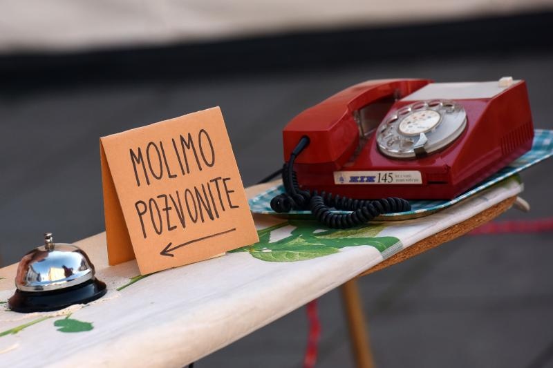 Šesti dan Špancirfesta, nastup uličnih performera Jesters Šesti dan Špancirfesta, nastup uličnih performera Jesters