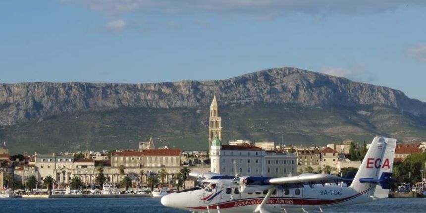 Hidroavion kompanije European Coastal Airline na polasku iz splitske luke. Photo: Ivo Cagalj/PIXSELL Hidroavion kompanije European Coastal Airline na polasku iz splitske luke. Photo: Ivo Cagalj/PIXSELL