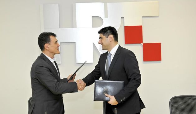 Goran Radman i Siniša Kovačić prilkom primopredaje dužnosti