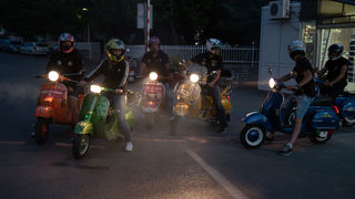 Vespa World Days 2015: Prve vespe stigle u Biograd, foto: Vinko Pešić