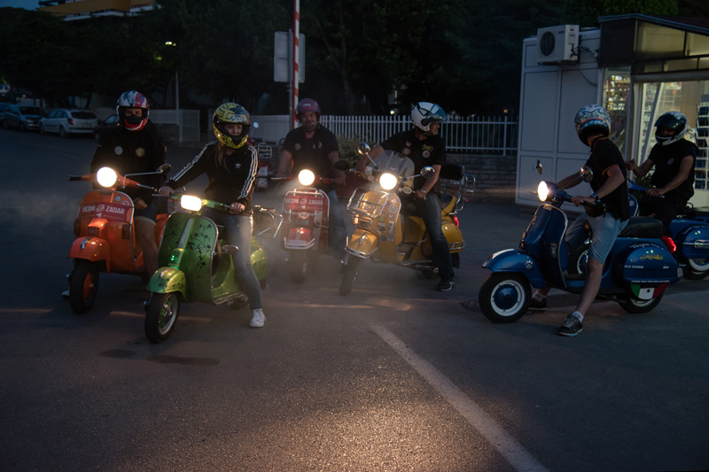 Vespa World Days 2015: Prve vespe stigle u Biograd, foto: Vinko Pešić