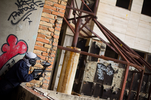 Paintball u Gaženici, 22. siječnja 2012. (foto:Saša Čuka)