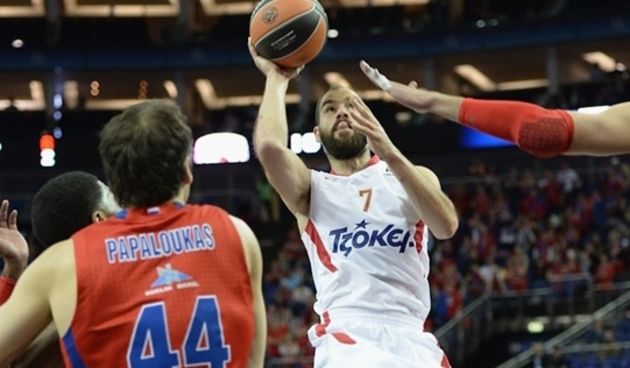 Vassilis Spanoulis Olympiakos, foto: euroleague.net
