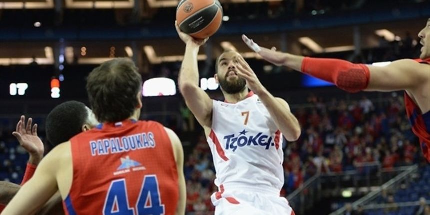 Vassilis Spanoulis Olympiakos, foto: euroleague.net Vassilis Spanoulis Olympiakos, foto: euroleague.net
