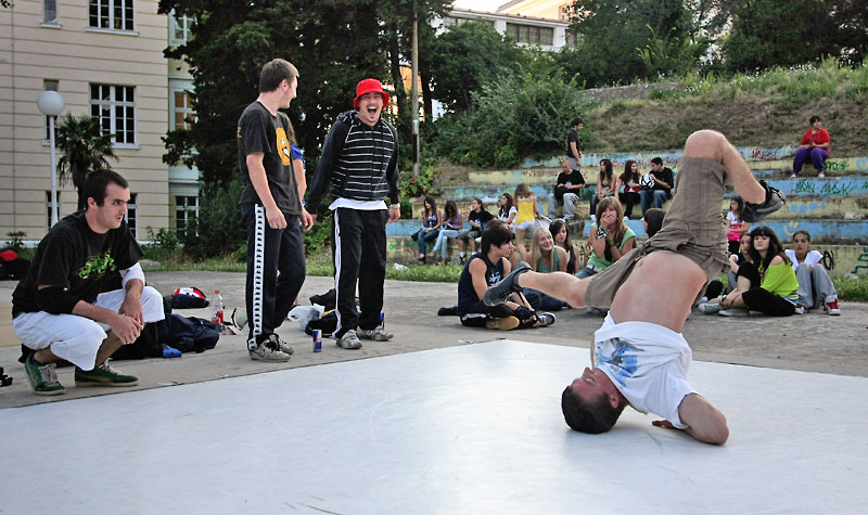 Grafiti, Hip hop & Break battles – Kapetanski park (foto: Marin Gospić)