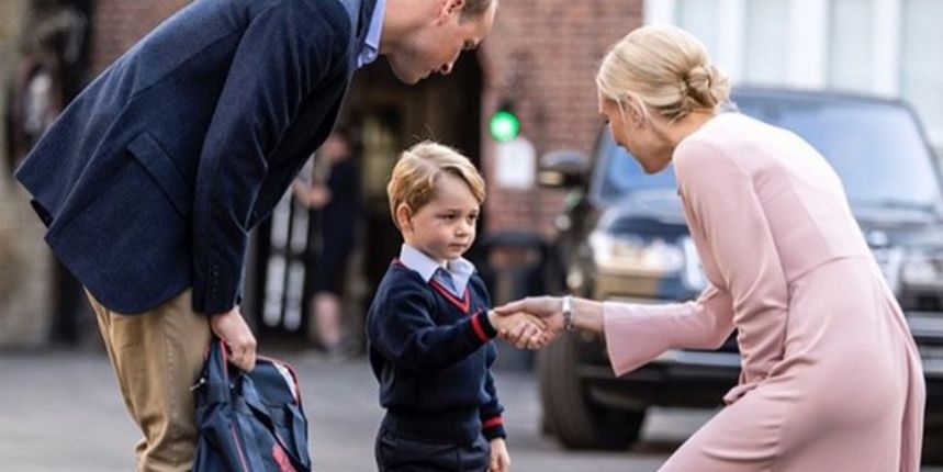 Princ George u školi Princ George u školi