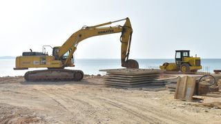 Vandali napravili veliku štetu na gradilištu obalnog zida u Petrčanima