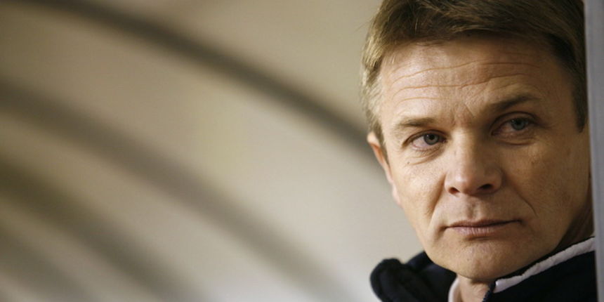 Split , 220209.
Stadion Poljud u Splitu.
T – Com 1. HNL 19. kolo . Nogometna utakmica Hajduk (Split) – Dinamo (Zagreb)
Ante Mise trener Hajduka.
Foto : Ante Cizmic / CROPIX