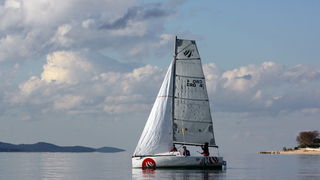 Sukosan: U uvali Zlatna luka odrzan je prvi dan dan Match Race regate, Foto: Mladen Malik
