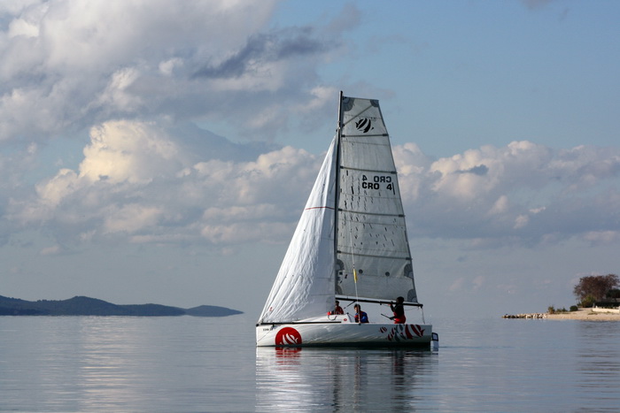 Sukosan: U uvali Zlatna luka odrzan je prvi dan dan Match Race regate, Foto: Mladen Malik
