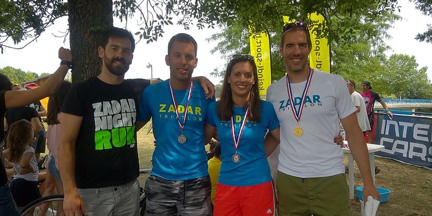 Triatlon klub Zadar: Antonia Miljanić, Ivan Gobin, Ivan Tuta, Vice Buljat Triatlon klub Zadar: Antonia Miljanić, Ivan Gobin, Ivan Tuta, Vice Buljat