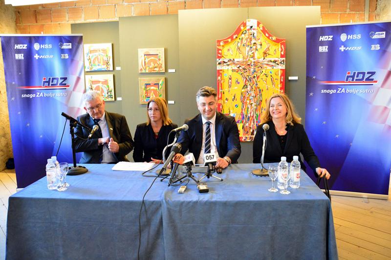 Andrej Plenković, Ivana Maletić, Željana Zovko, Milivoj Špika