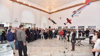 Otvorenje izložbe “Organizirani oblici djelovanja u tehničkoj kulturi 1946. – 2016” u Gradskoj loži. Foto: Dino Stanin/PIXSELL Otvorenje izložbe “Organizirani oblici djelovanja u tehničkoj kulturi 1946. – 2016” u Gradskoj loži. Foto: Dino Stanin/PIXSELL