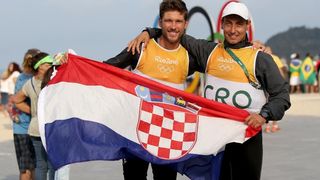 Rioe de Janeiro. Olimpijski prvaci u klasi 470, Šime Fantela i Igor Marenić. Photo. Igor Kralj/PIXSELL Rioe de Janeiro. Olimpijski prvaci u klasi 470, Šime Fantela i Igor Marenić. Photo. Igor Kralj/PIXSELL