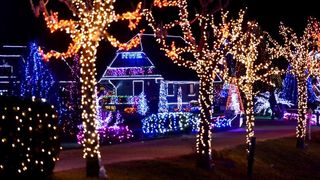 24.12.2014., Cazma, Grabovnica – Obitelj Salaj svoje imanje ukrasila je s milijun i petsto tisuca lampica povodom Bozicnih i Noogodisnjih blagdana. Bozicnu pricu svake godine posjecuju mnogobrojni turisti. Photo: Marko Prpic/PIXSELL