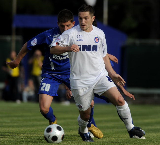 Sibenik ,050510.
Stadion Subicevac
Druga utakmica finala Kupa RH NK Sibenik NK Hajduk (Split)
na slici Goran Rubil haj
Foto: Niksa Stipanicev / CROPIX
