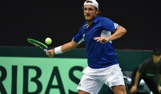 Polufinale Davis Cupa, Hrvatska – Francuska, 2. meč, Marin Čilić – Lucas Pouille. Photo: Hrvoje Jelavić/PIXSELL