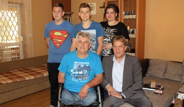 Gradonačelnik posjetio ratnog vojnog invalida Antu Filipovića