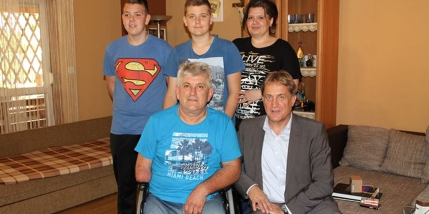 Gradonačelnik posjetio ratnog vojnog invalida Antu Filipovića