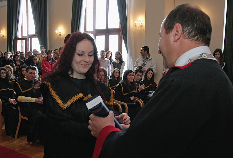 Promocija diplomiranih studenata, 7. ožujka 2009. (foto: Marin Gospić)