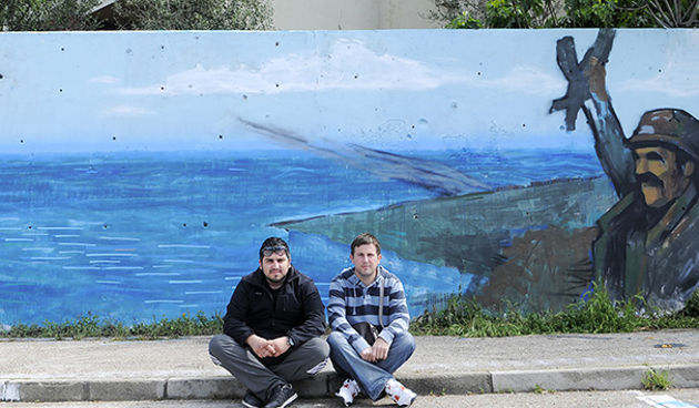 Izjava “oba su pala” dobila svoj grafit, foto: Nikolina Vuković Stipaničev / jutarnji.hr