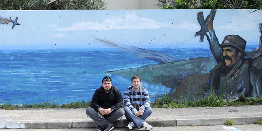 Izjava “oba su pala” dobila svoj grafit, foto: Nikolina Vuković Stipaničev / jutarnji.hr